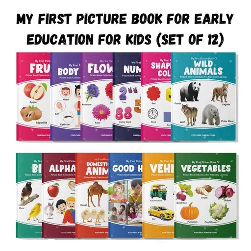 Kids Picture Learning Book (Set of 12)